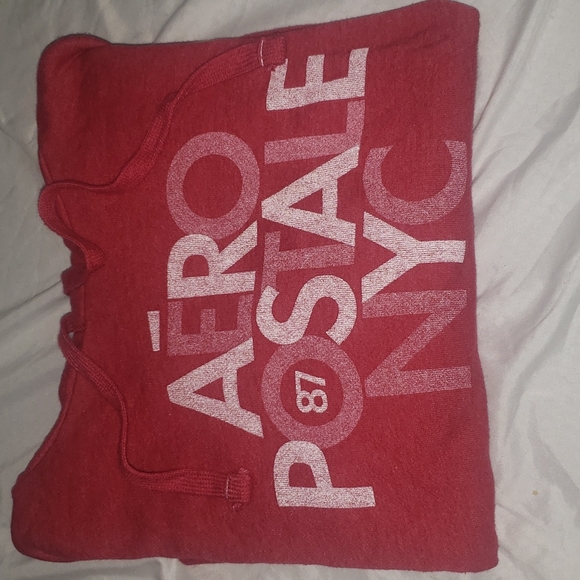 Hoodie red color  a`eropostale NYC. - Picture 7 of 7